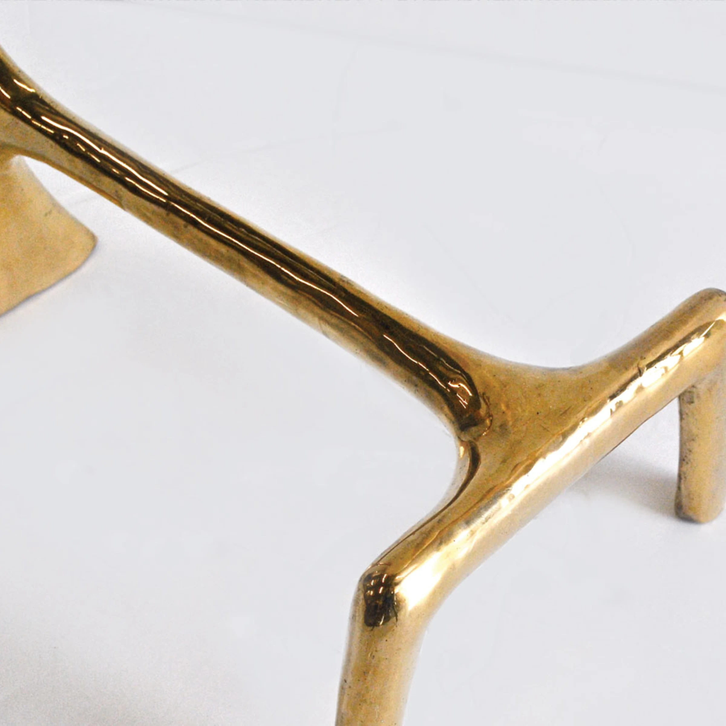 Uovo Brass & Shagreen Table