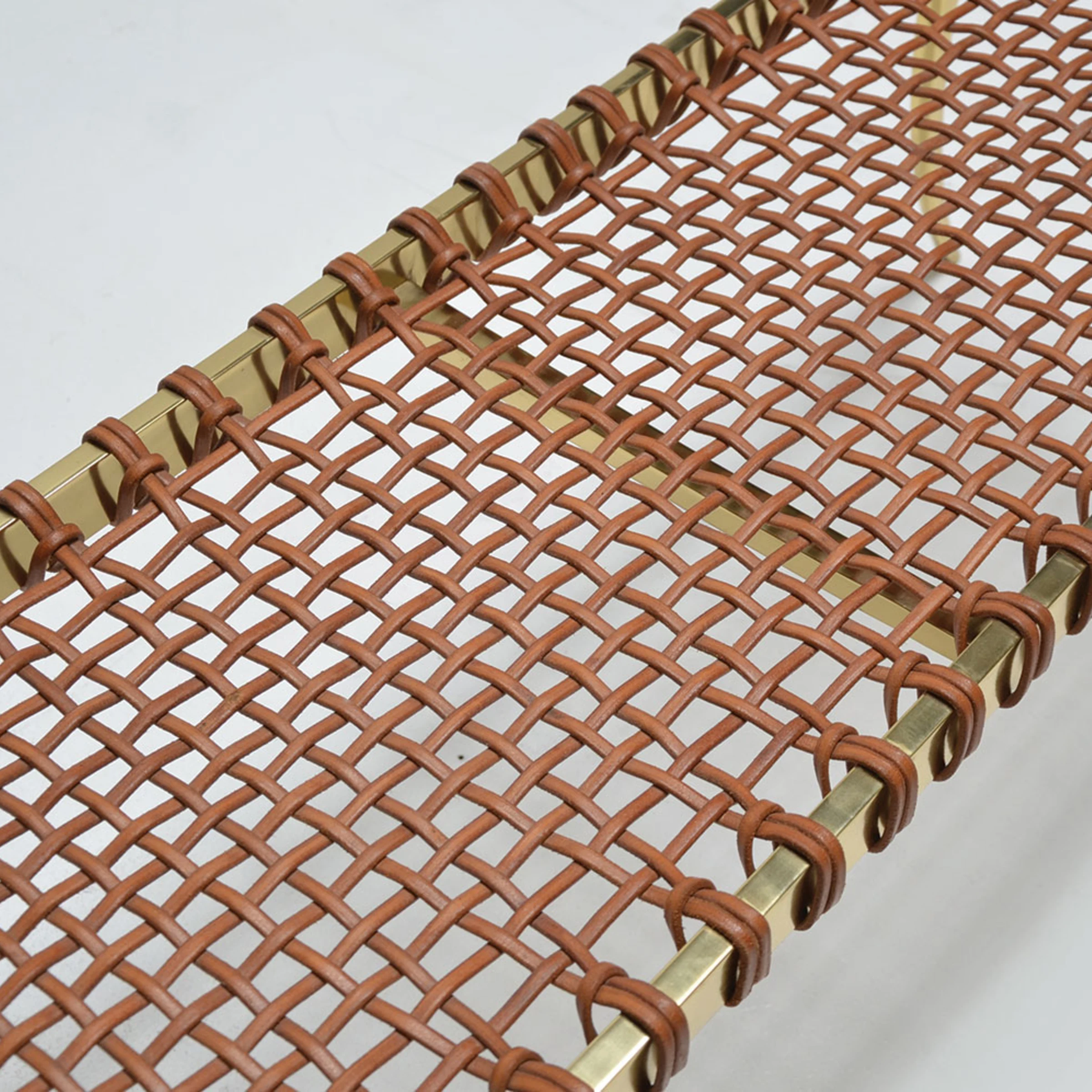 Klismos Brass Bench