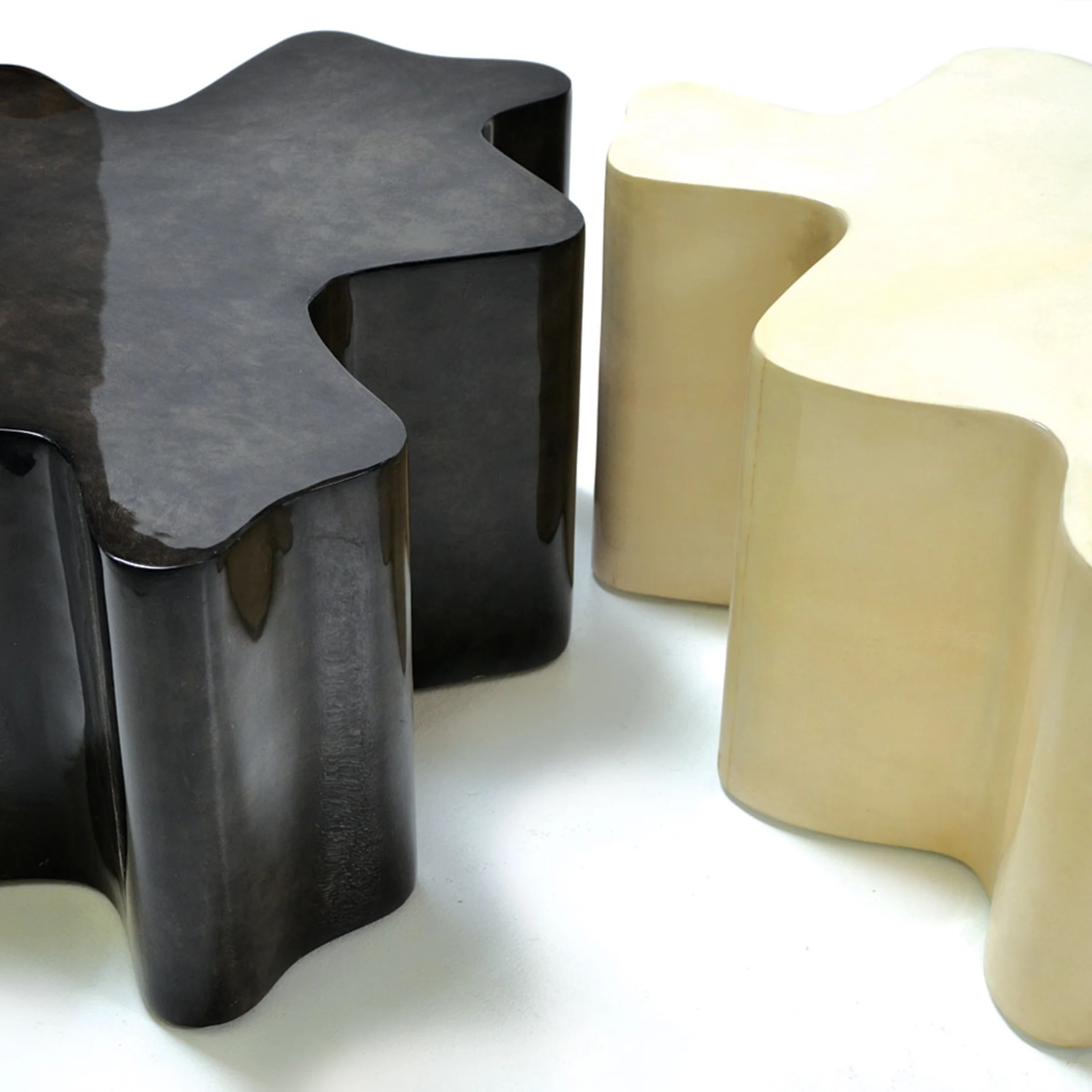 Associated Parchment Coffee Table
