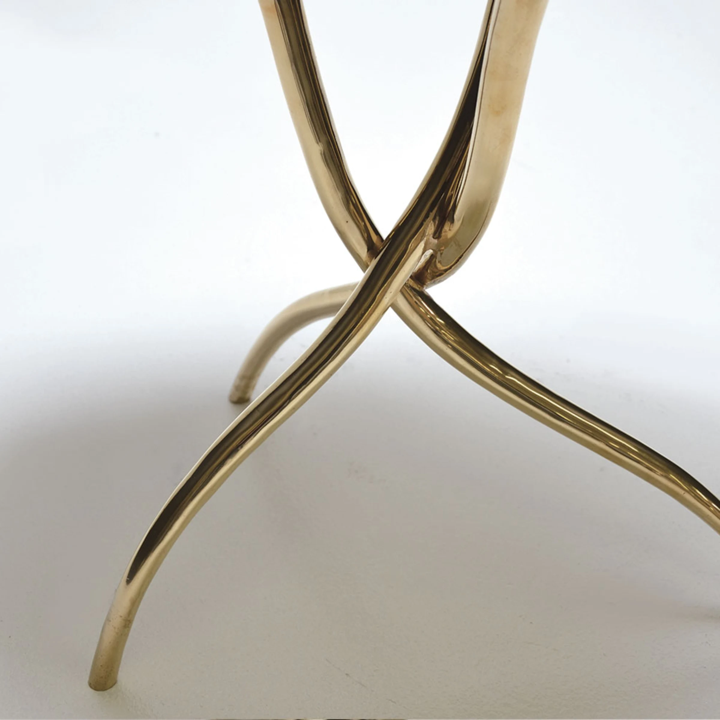 Vena Brass Side Table