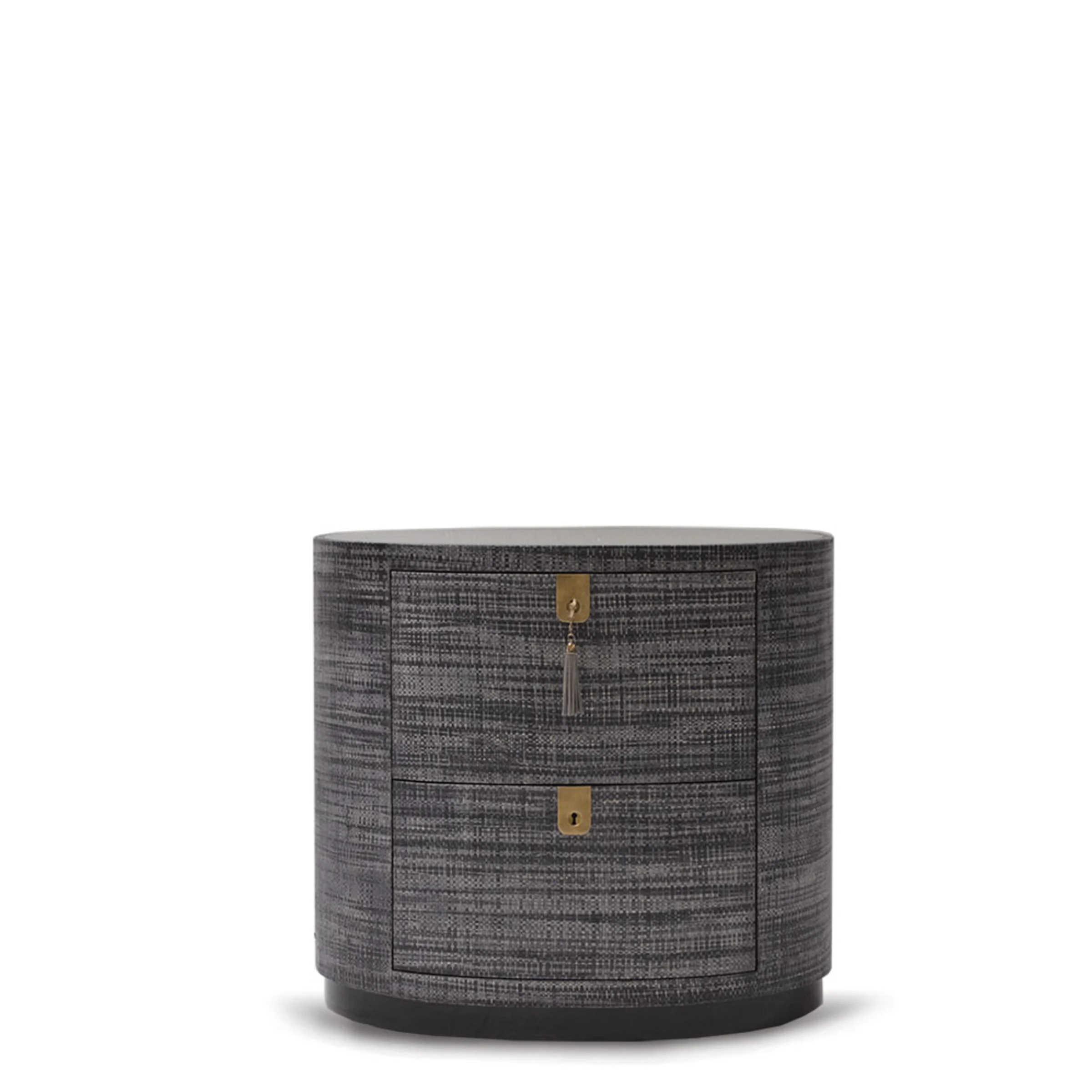 Oval Raffia Nighstand