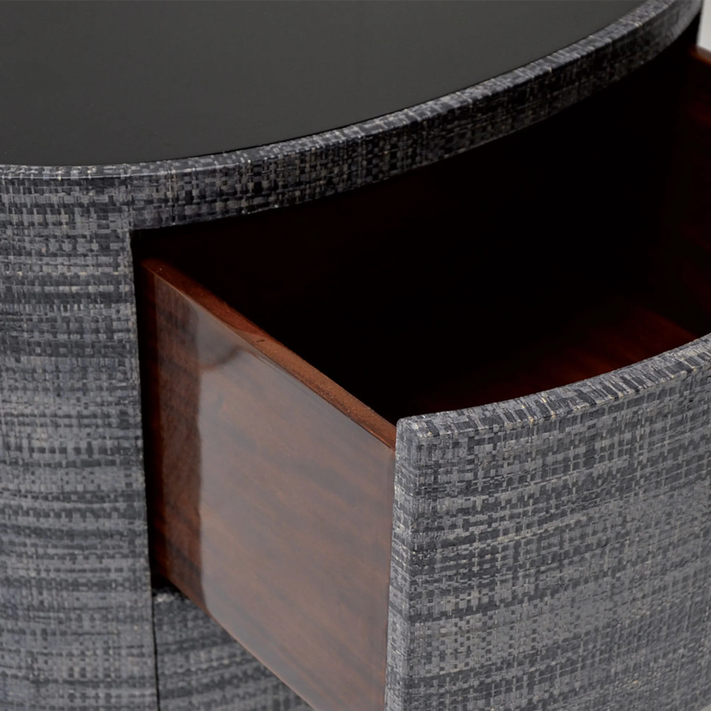 Oval Raffia Nighstand