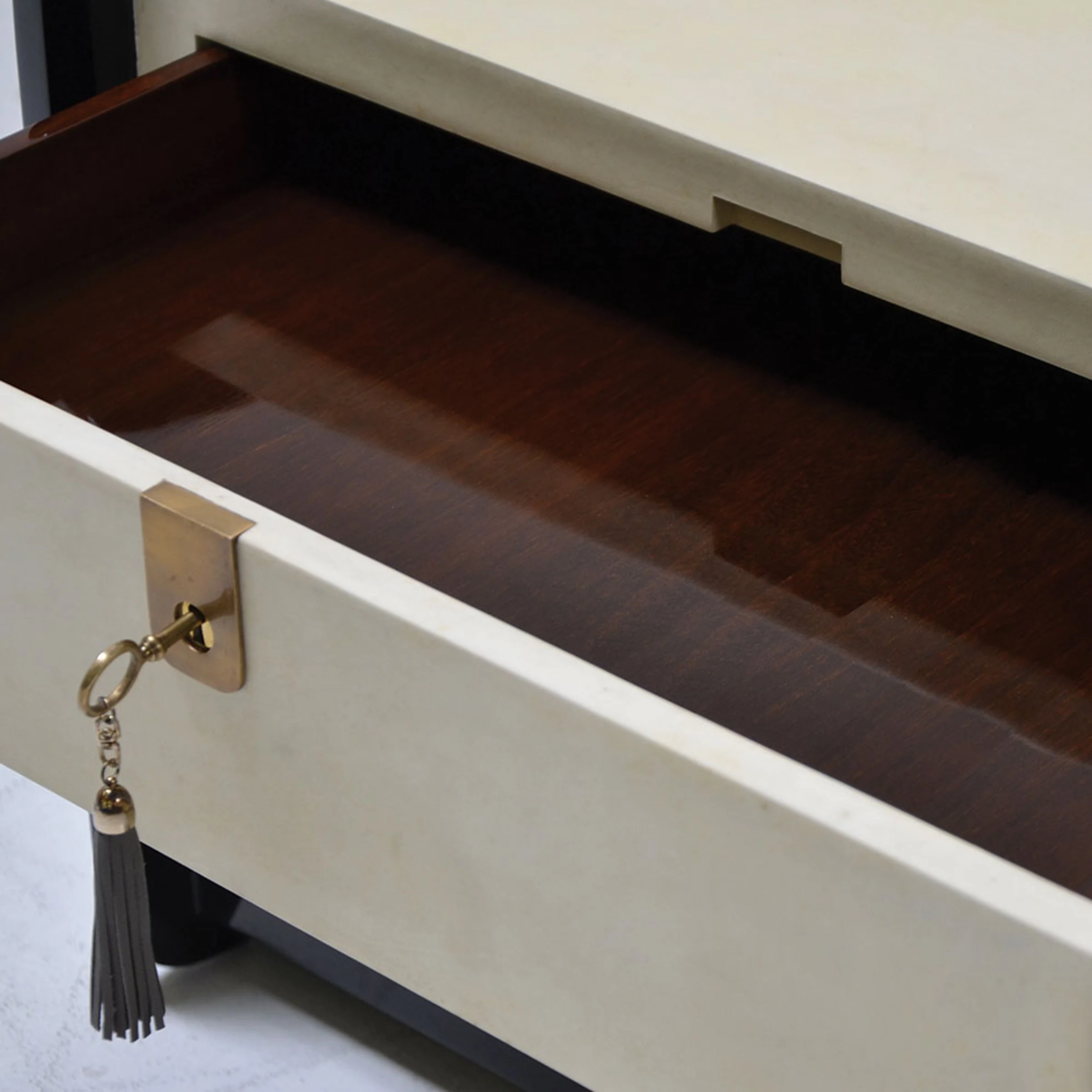 Blaze Parchment Nightstand