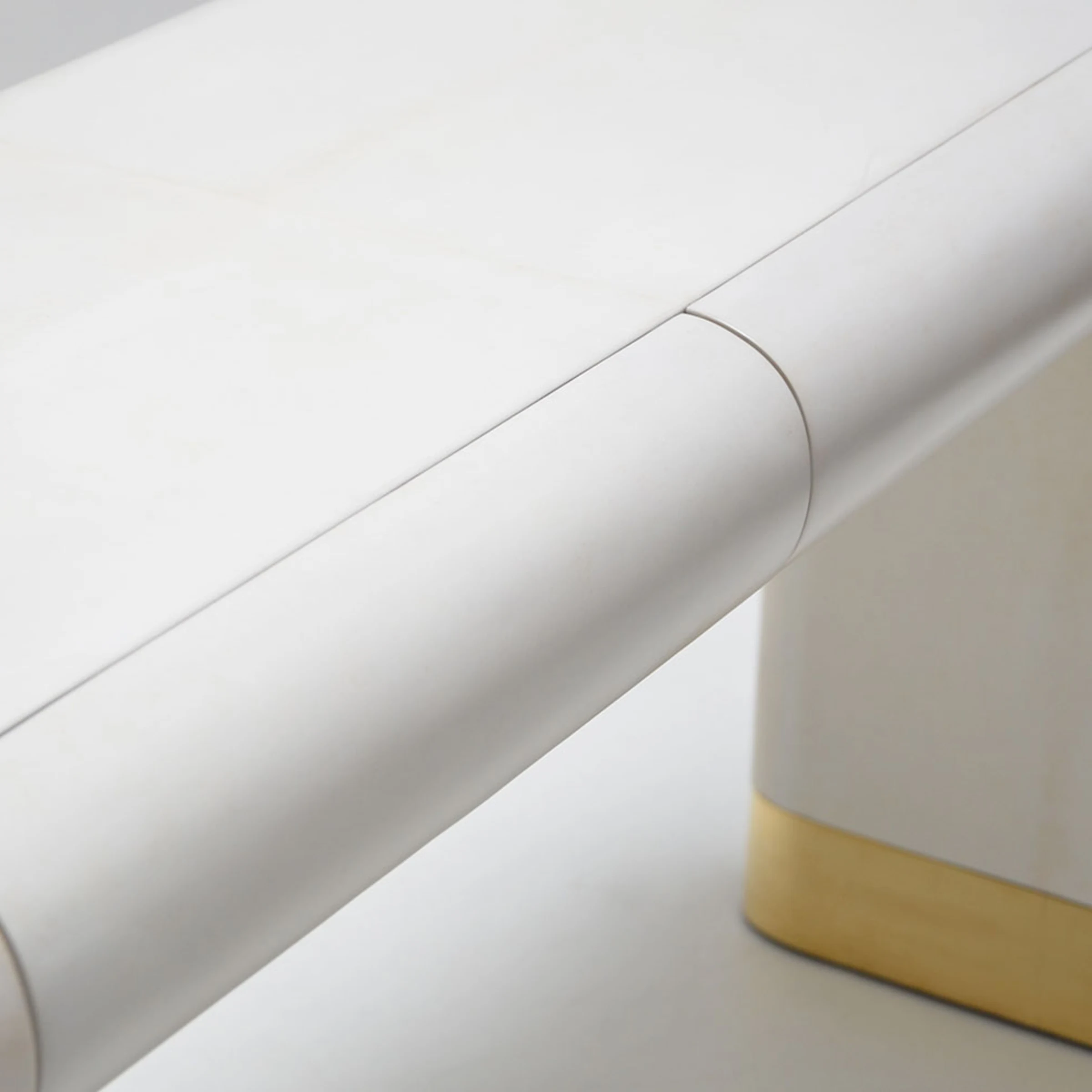 Leo Parchment Console Table